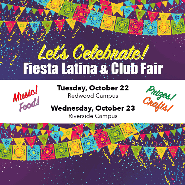 Fiesta Latina and Club Fair October 22