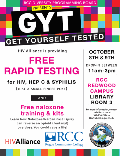 Get Yourself Tested-Redwood Campus