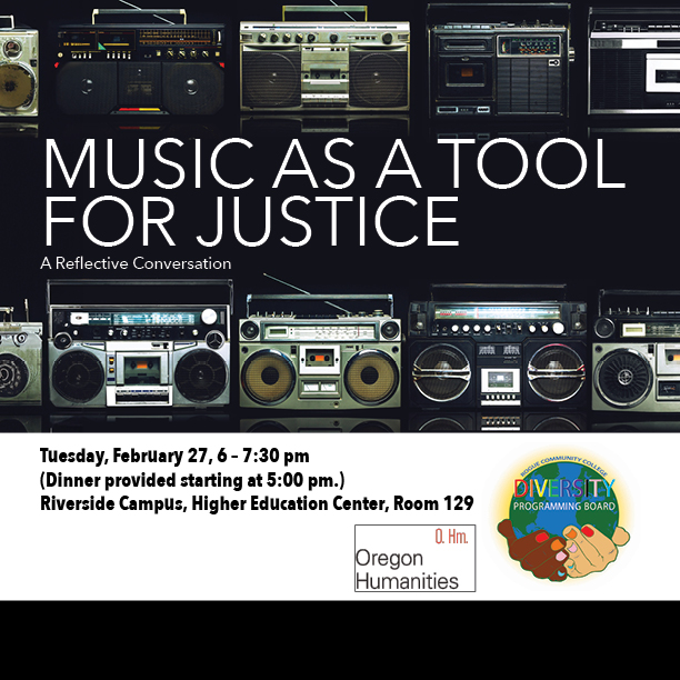 Music as a tool for Justice event
