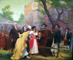 Franklin in Carriage