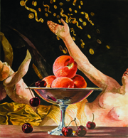 Still Life with Danae after Gentileschi