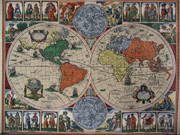 World Map Tapestry