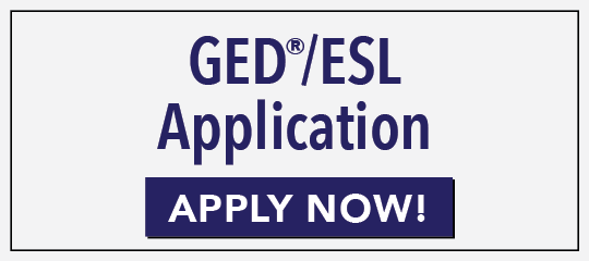 apply for pre-college education, GED study or Learn English with RCC