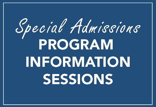 RCC Special Admissions Info Sessions