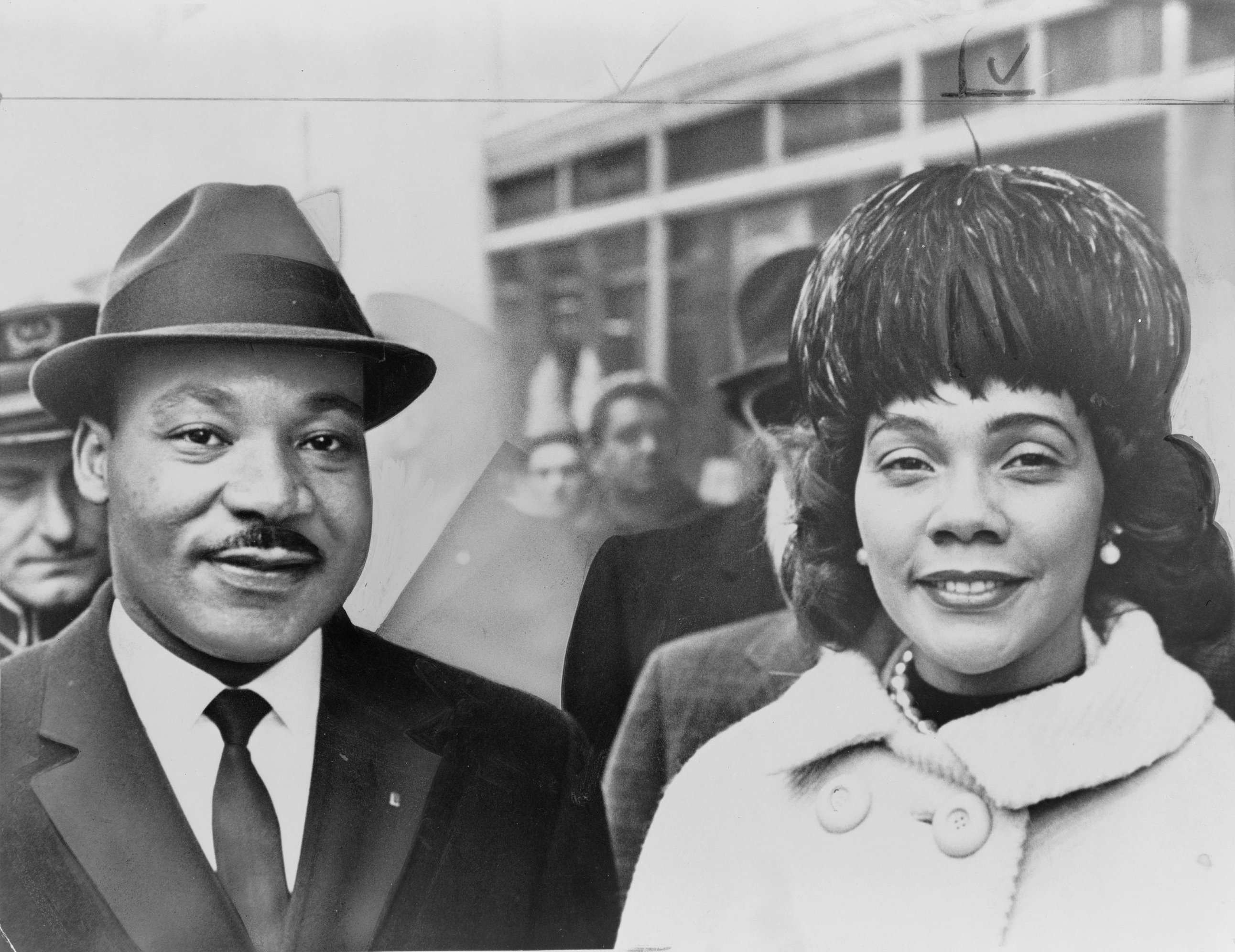 File photo of Martin Luther King, Jr. with Coretta, his wife