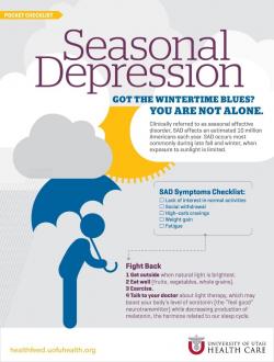 Seasonal Depression infographic