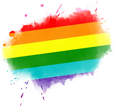 transgender rainbow graphic