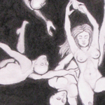 Figure drawing student sample