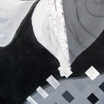 black and white expressive sketch