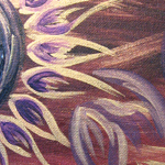 flower petal painting