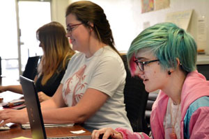 happy design students at RCC