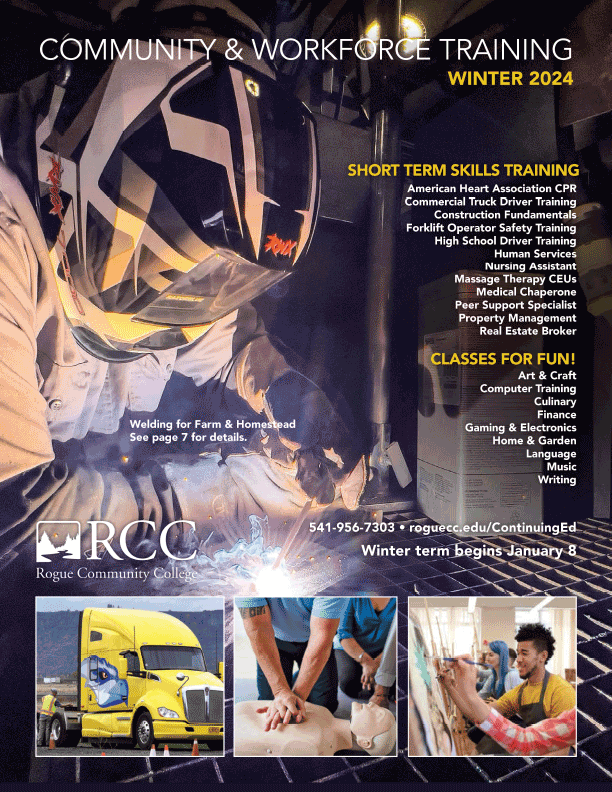 RCC Winter 2024 Continuing Ed catalog