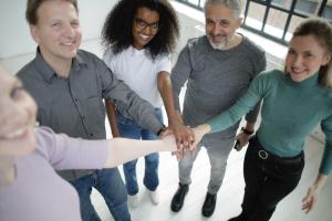 Peer Support Specialist training group of students