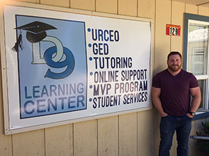 Ben Evans volunteer for Upper Rogue Center for Educational Opportunities