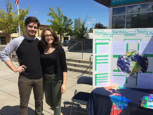 Jake and Zoey at Earth Day Celebration