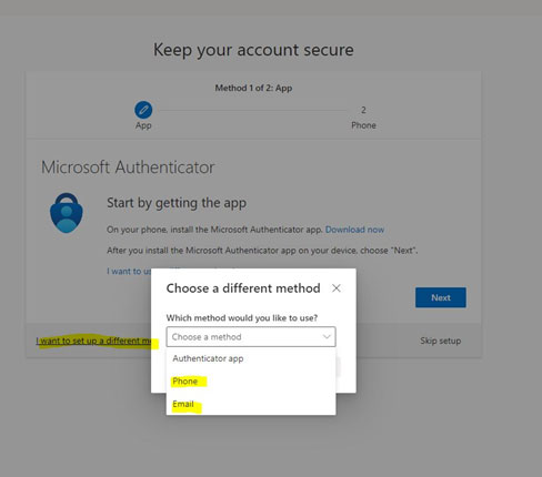 email view example