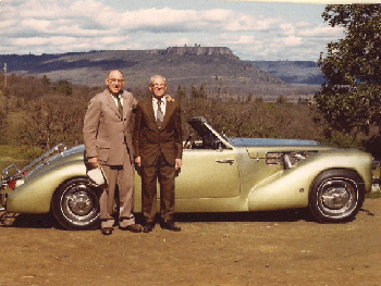 The Morris Brothers in front of Table Rock