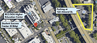 Riverside Campus free parking lot map