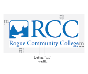 correct vertical spacing of the RCC logo from other content of the page
