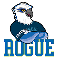 Ossie Character with collegiate ROGUE lettering