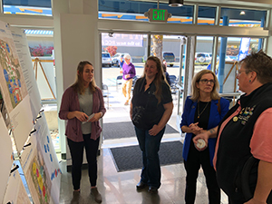 master plan boards were also displayed at RCC's redwood campus art building opening