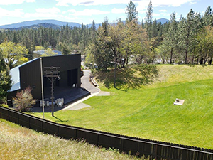 Bowl Stage from Right elevation with wide valley view