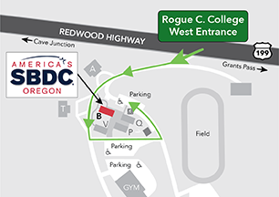 new RCC SBDC location on Redwood Campus in Grants Pass