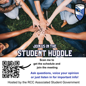 student huddle support group with ASG